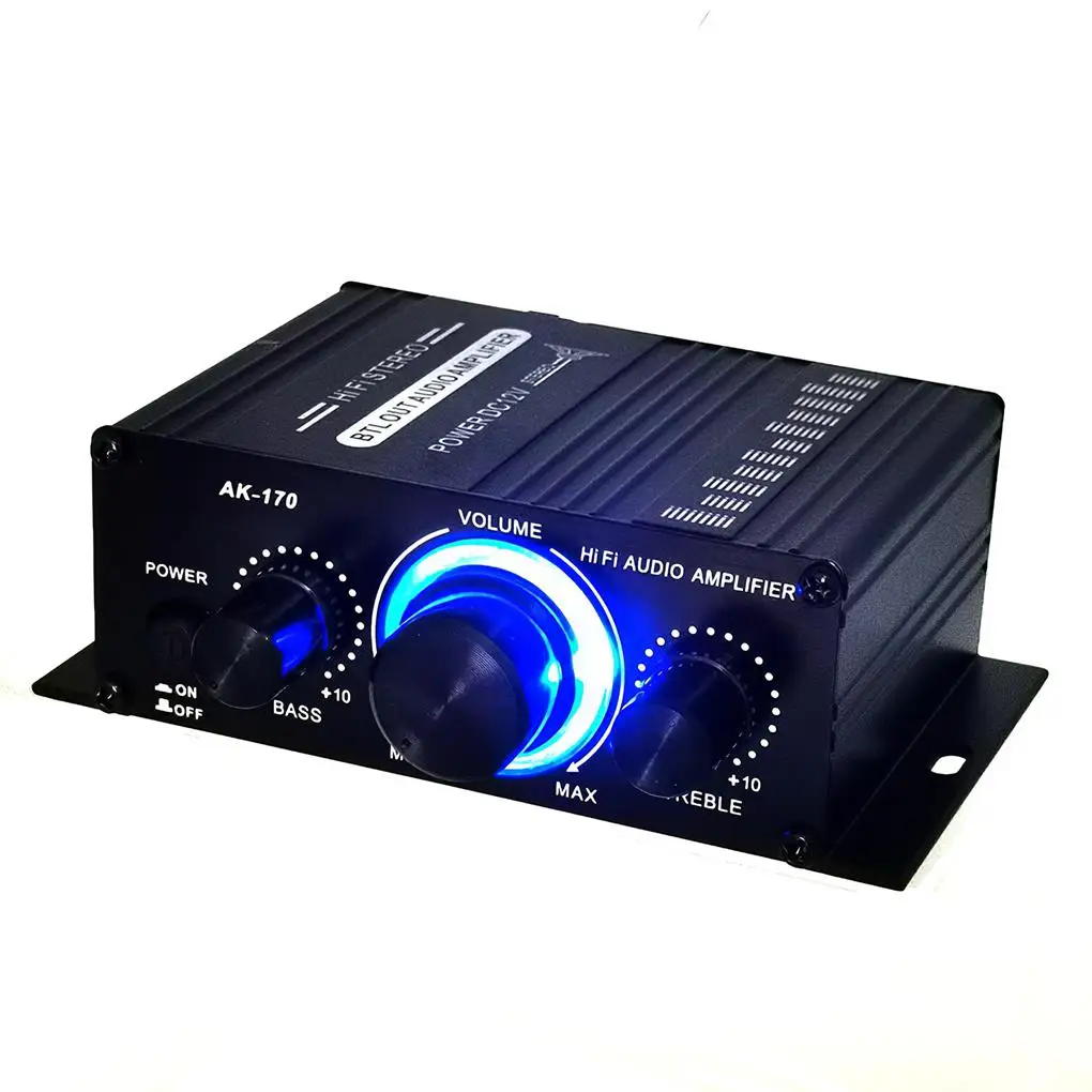

Small Audio Amplifier Stereo Adjustable Speaker Volume Control Equalizer