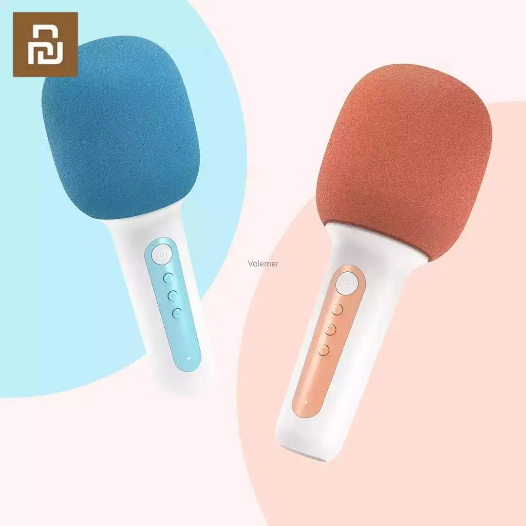 

Bluetooth-микрофон Xiaomi со встроенным микрофоном для караоке, с поддержкой беспроводной записи