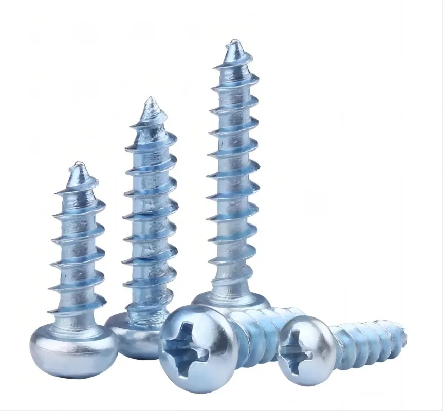 Винты с круглой головкой M3.5 M4 твердым синим цинковым покрытием высокопрочные