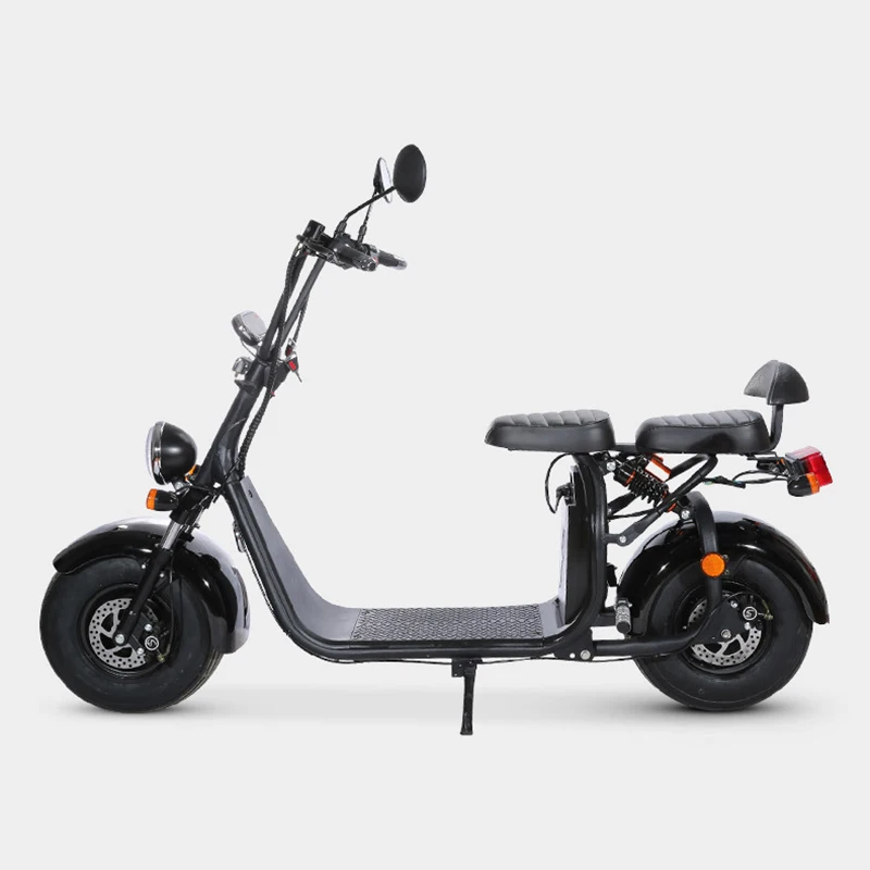 Электрический мотоцикл для взрослых Citycoco максимальная скорость 50 км/ч 1500 Вт