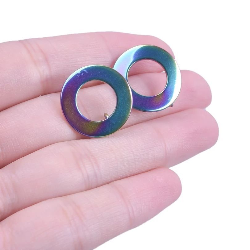 2 шт./лот (a пара) Модные серьги неправильной геометрической формы с эффектом