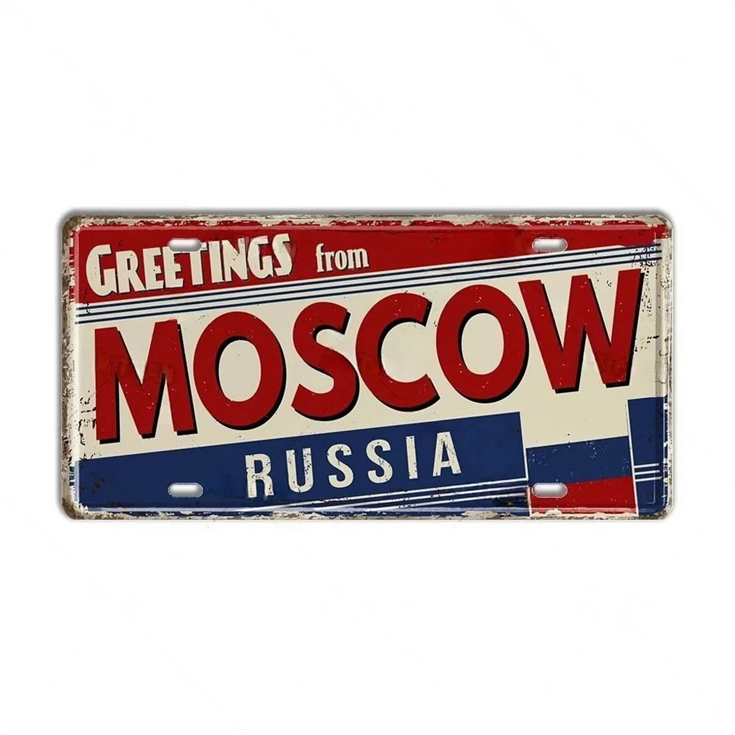 Винтажные Металлические Номерные Таблички В Русском Стиле Декоративные