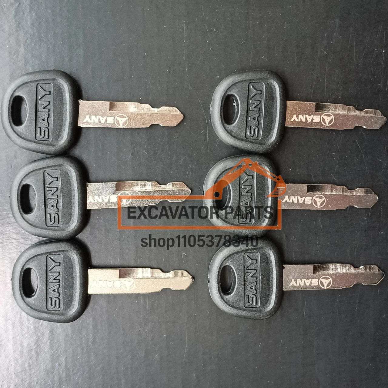 Фото Ключи зажигания 60/50 шт. 60022654 для экскаваторов Sany SY55, SY60, SY75, SY135, SY215 №3