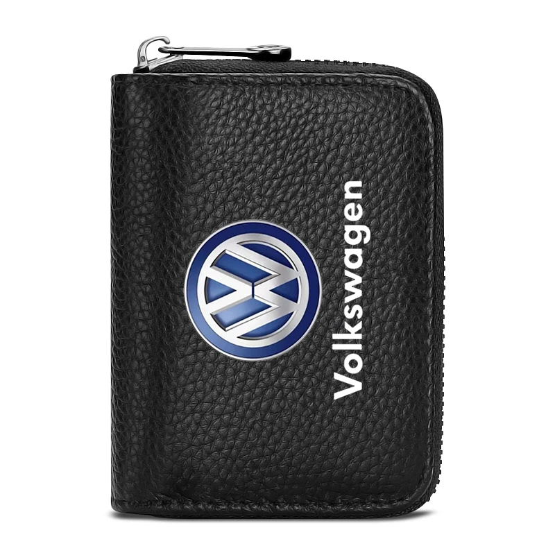 

Кожаные мужские водительские права, удостоверение личности, кошелек для банковских карт, Стайлинг автомобиля для Volkswagen Golf-5 6 7 Bora MK4 MK6 Bora Passat B5 B6