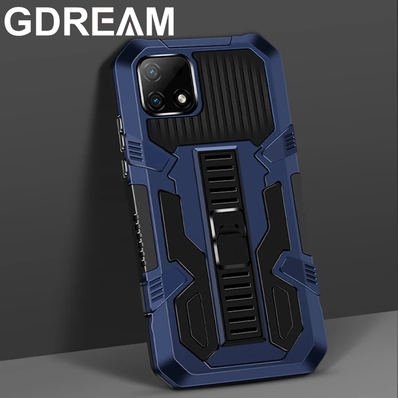 

Shockproof Phone Case For Samsung A01 A02 A03 A04 A02S A03S A04S Strong Anti-Fall Kickstand Back Cover For Galaxy A12 A13 A14 5G