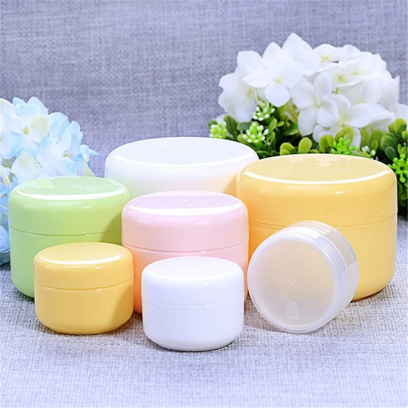 

20g/50g/100g Multifunction Refillable Bottles Plastic Empty Makeup Jar Pot Travel Face Cream/Lotion/Cosmetic Container 5 Colors