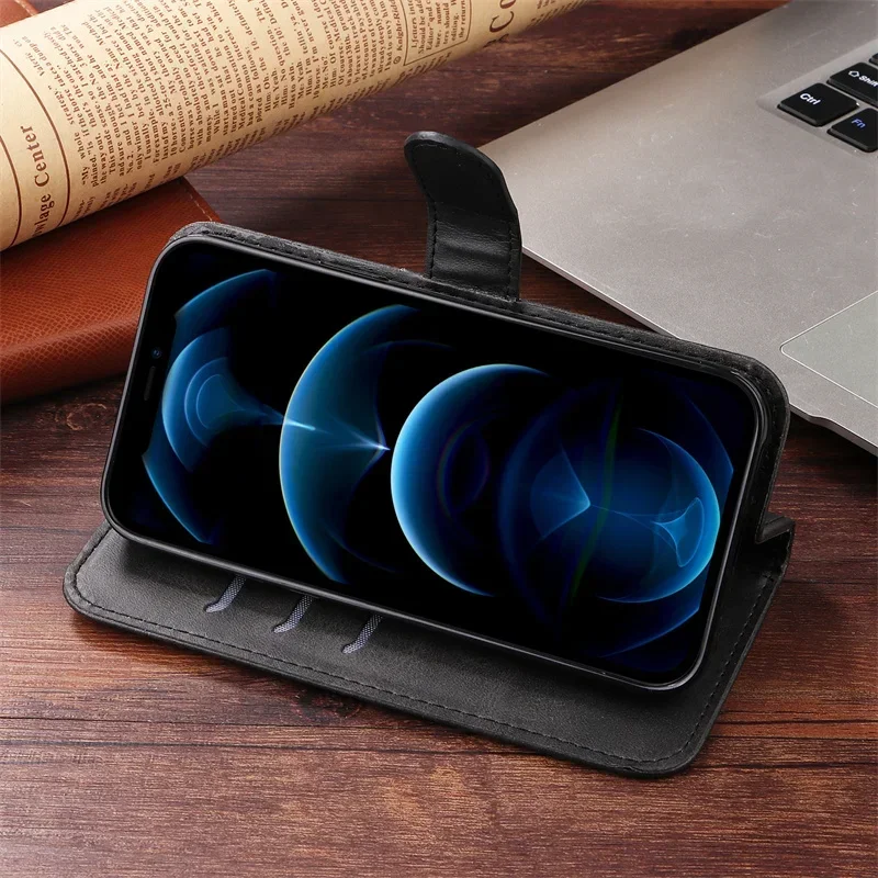 Фото Redmi 14C 13C 12C Note 14 13 12 Pro Plus Zipper Case for Xiaomi 14T 14 15 13T 13 Pro 14Ultra Cards Slot Stand Wallet Phone Cover №4