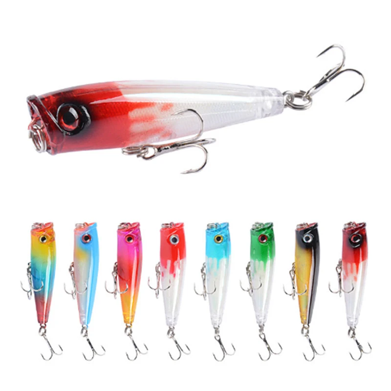 

Жесткая приманка для рыбной ловли, 65 мм, 6,6 г, приманка с объемными глазами для морской рыбалки