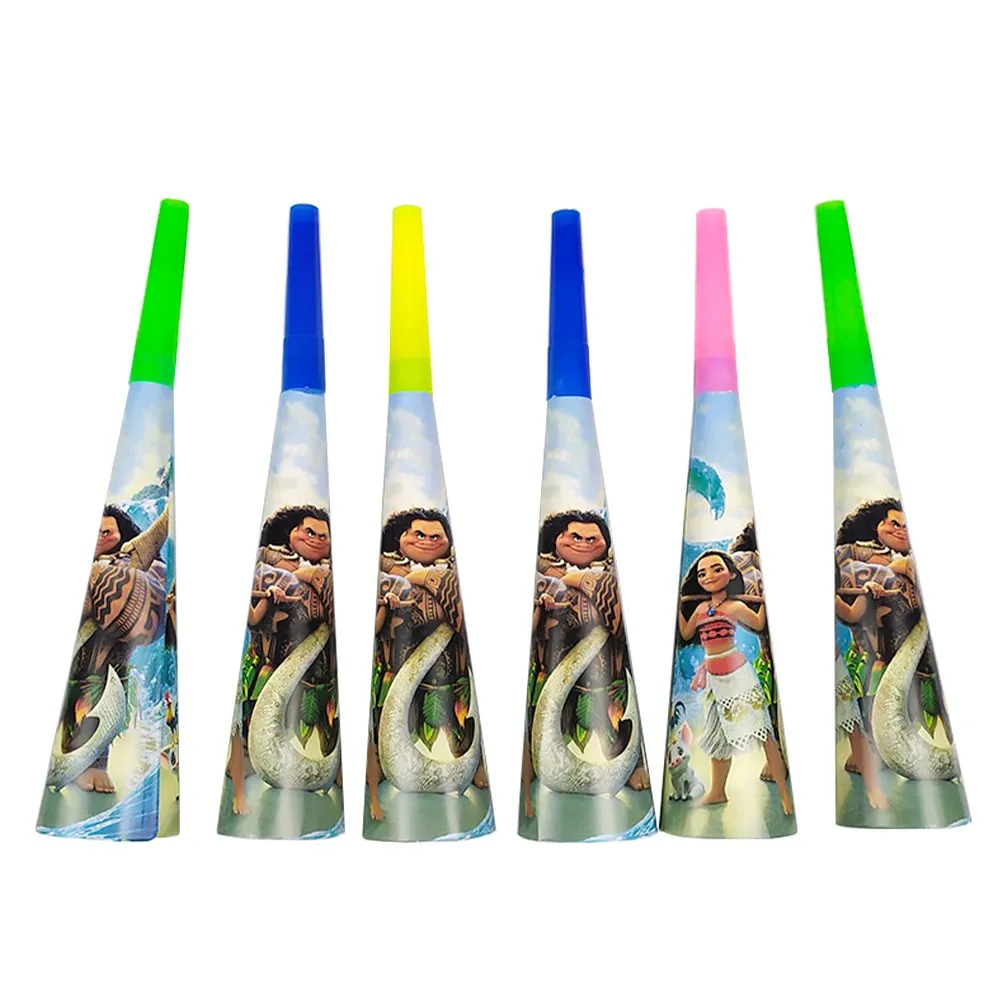 Девичье украшение для дня рождения Disney Moana набор одноразовой посуды бумажные