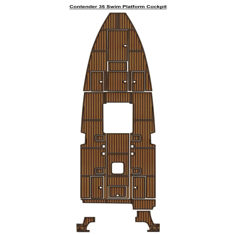 Фото Платформа для плавания Contender 35, коврик для кокпита, лодка, пена EVA, искусственный тиковый коврик для палубы, напольный коврик SeaDek MarineMat, самоклеящийся №1
