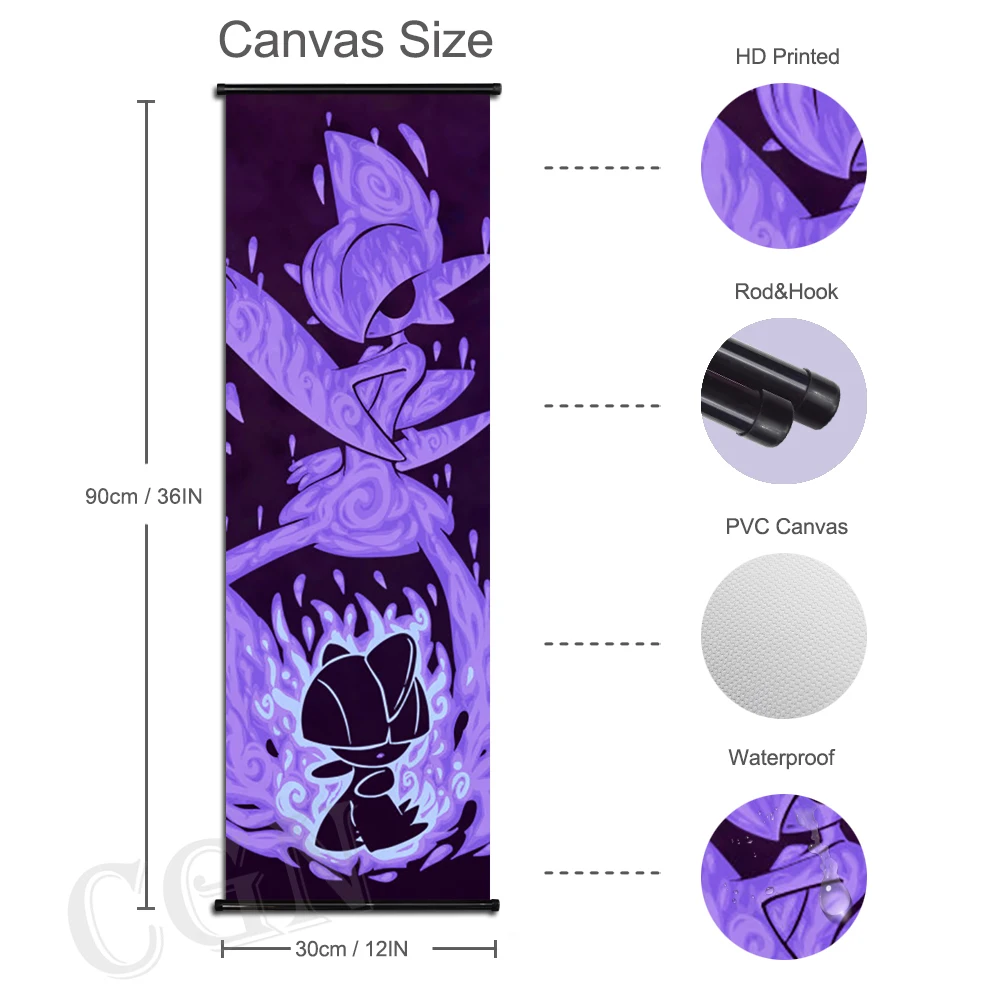 Японские Аниме художественные плакаты Покемон вулпикс холст живопись HD печать