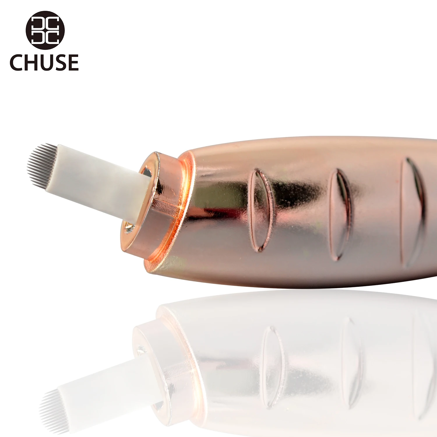 Фото Chuse M66 Ручная одноразовая ручка для микроблейдинга с иглой для татуажа бровей Перманентный макияж 7/12/16 Поклонные/изогнутые лезвия №2