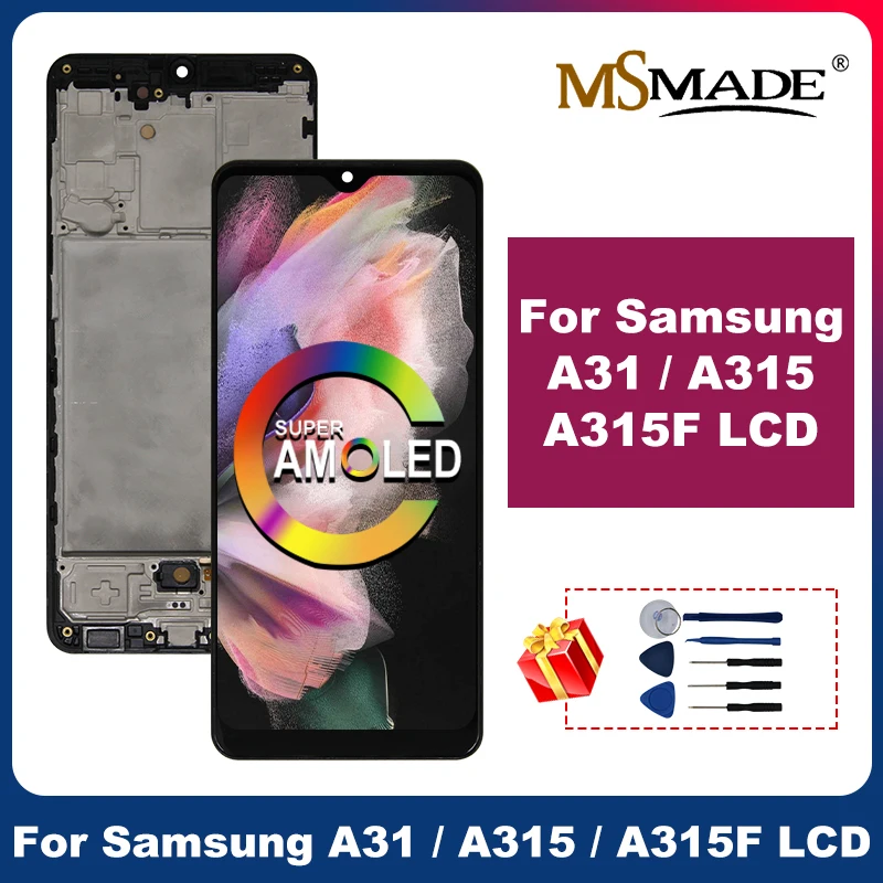 Выбор для Samsung Galaxy A31 LCD дисплей A315 SM-A315F/DS сенсорный экран Запасные части
