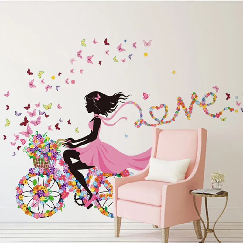 Симпатичная Модная сказочная Бабочка Фея девушка гостиная спальня фон для