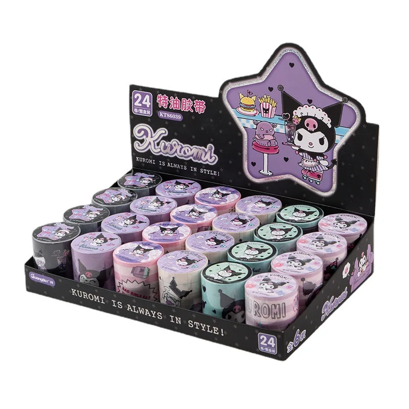 

Authentic Anime Sanrio Cute Kuromi Premium HD Ink Film DIY Sealing Sticker