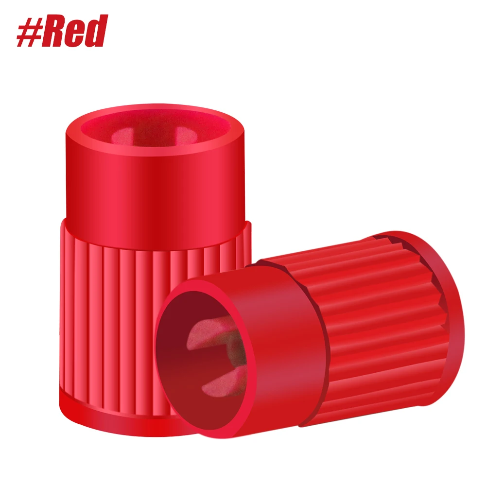 10 шт. Универсальный Автомобильный клапан Пластиковая Крышка для автомобиля мотоцикла грузовика Пылезащитная крышка цветная крышка клапана сердечник клапана