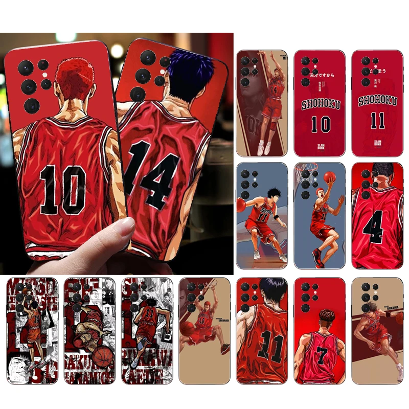 

Phone Case for Samsung Galaxy S23 S22 S21 S20 Ultra S20 S22 S21 S10 S9 Plus S10E S20FE Slam Dunk Sakuragi Hanamichi Case