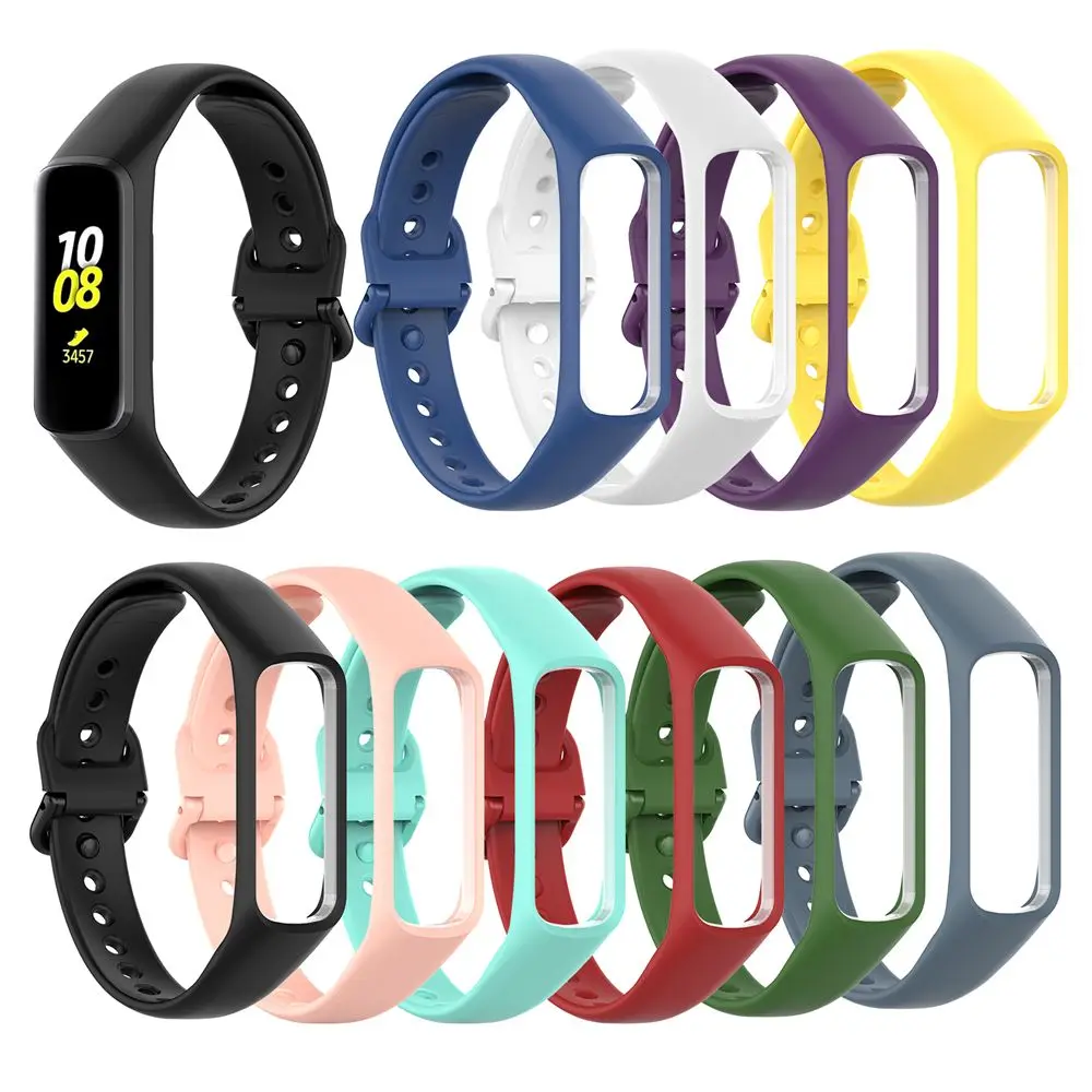 

Loop Wristband Rubber Soft Smart Bracelet Silicone Strap Fit E Replacement Watch Band For Samsung Galaxy Fit-e R375