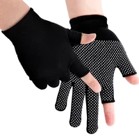 summer cycling gloves fingerless point molding gloves mesh breathable thin anti slip half finger sports cycling fishing gloves