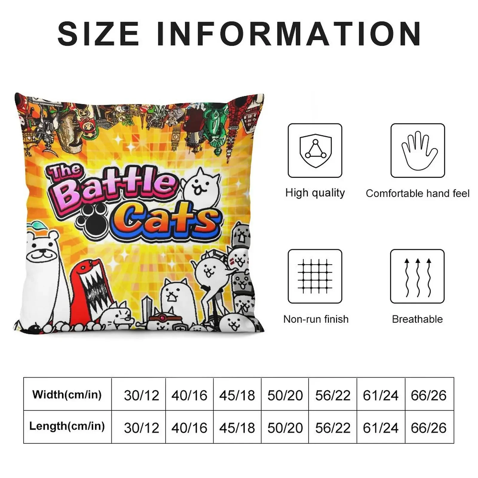 Декоративная подушка Battle Cats чехол для подушки с вышивкой рождественские