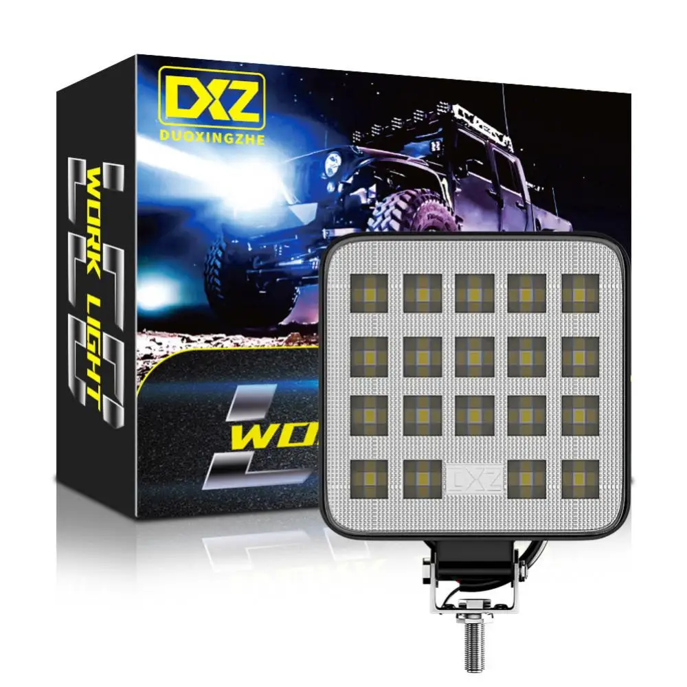 

LED Light 57W Led Bar Waterproof Headlight Square Spotlight Off Road 1LED Work Light 1200LM For Car Truck Car SUV ATV 12-24V