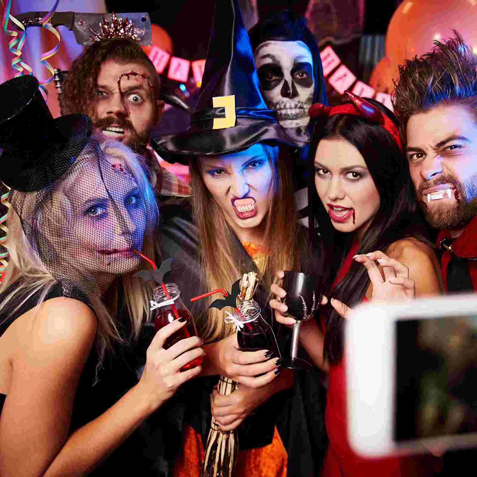 

Костюм для косплея Зубов 20 шт., искусственные Смешные резиновые аксессуары для зубных протезов на Хэллоуин, ужасные