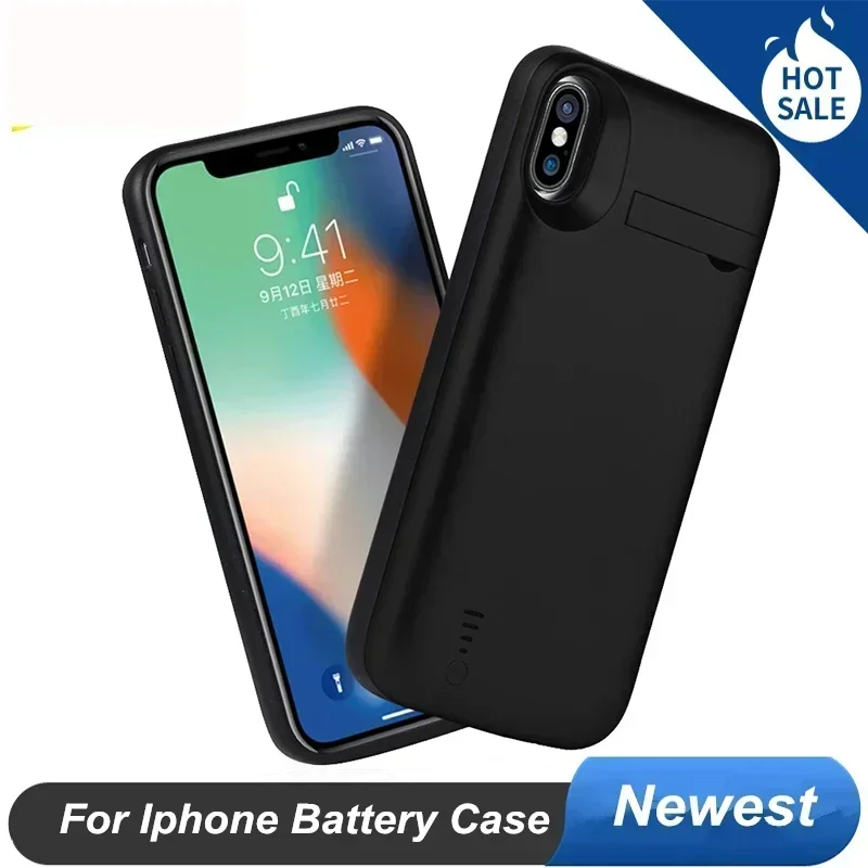 Чехол с зарядным устройством на 20000 мА · ч для Iphone 14 Plus 13 Mini 12 Pro Max 11 X XS XR 6 6S 7 8 чехол