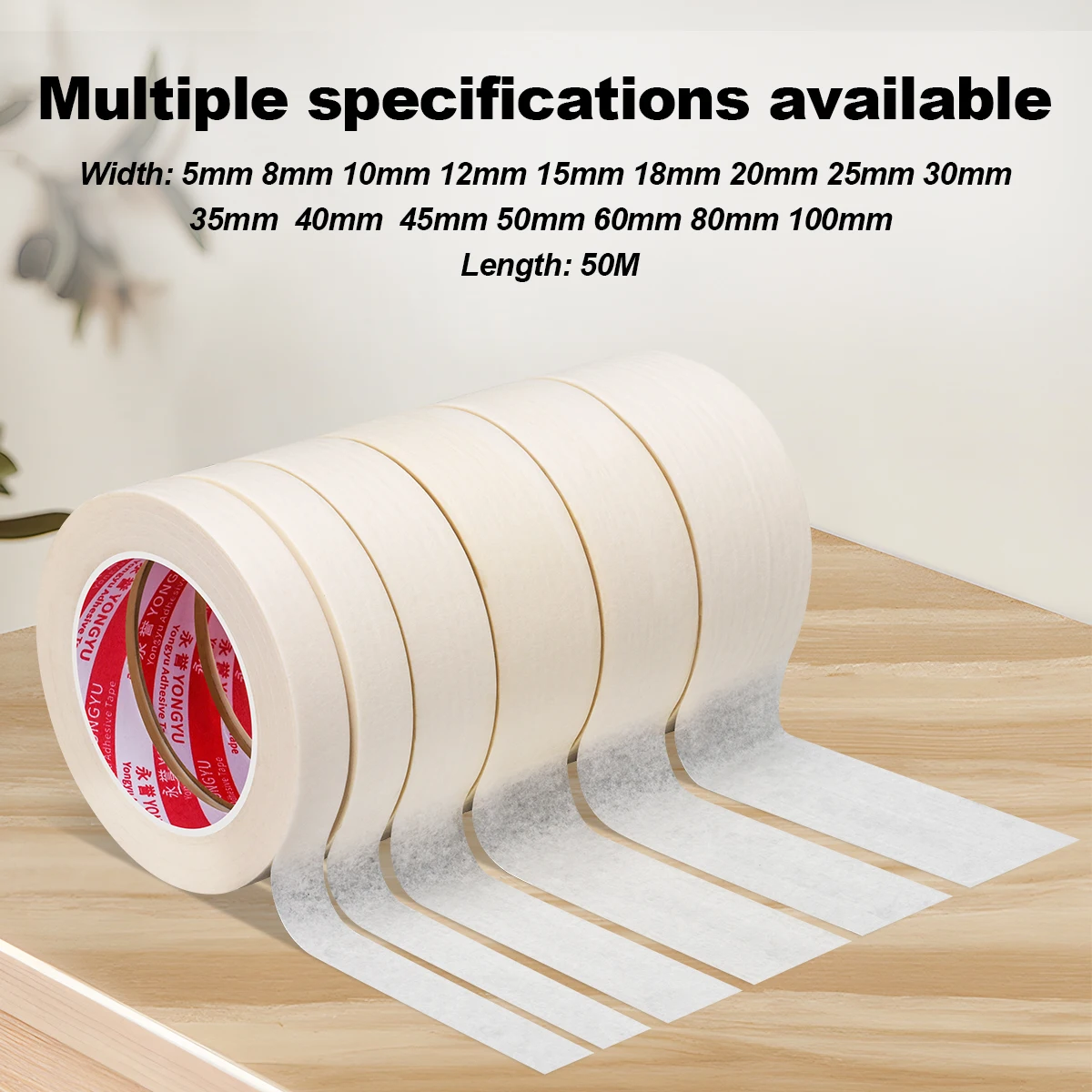 Бумажная лента Meiwen для искусства студентов письма без остатков рисования