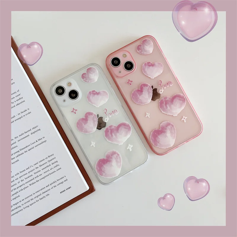 

Summer Pink Lovely Peach Lady Phone Case Curve Phone Case For iPhone 13 12 11 Max Pro Back Cover iphone 11 cases