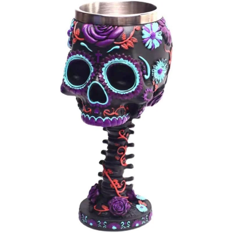 

Skull Cup Vintage Personality Resin Ghost Cocktail Cup Creative Bar Wine Cup