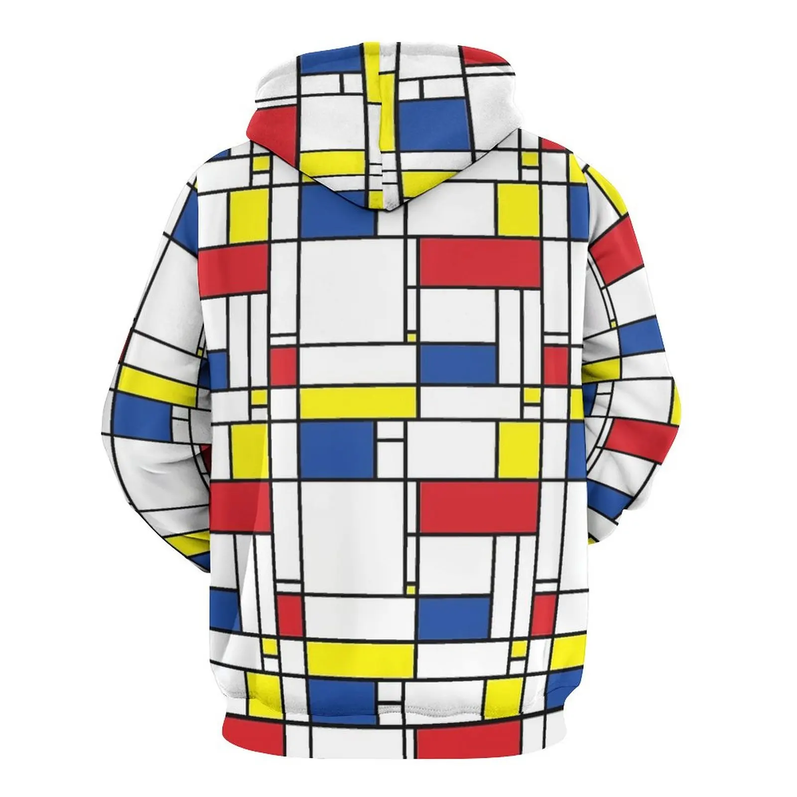 Толстовки с принтом Mondrian длинными рукавами De Stijl современное искусство
