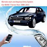 plusobd car alarm gps tracking engine remote start stop system gsm smartphone app control for bmw 7 seiral f01 f02 no wire cut
