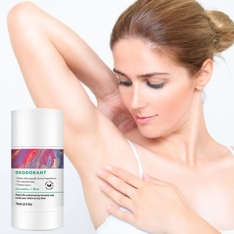 

75ml Portable Cucumber Mint Flavors Body Deodorants Solid Cream Easy to Carry Long Lasting Fresh Light Summer Health Armpits