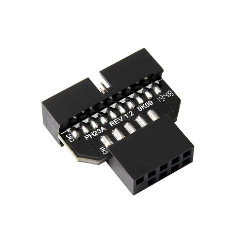Материнская плата USB2.0 9-контактный разъем USB3.0 19-контактный преобразователь разъема передней панели USB 3.0 19/20-контактный разъем USB 2.0 9-контактный разъем гнездовой адаптер