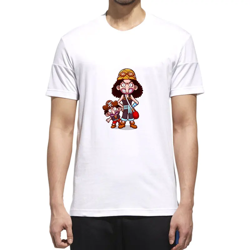 

Мужская футболка с коротким рукавом, круглым вырезом и принтом