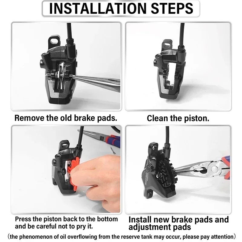 BUCKLOS керамические велосипедные тормозные колодки с рассеиванием тепла