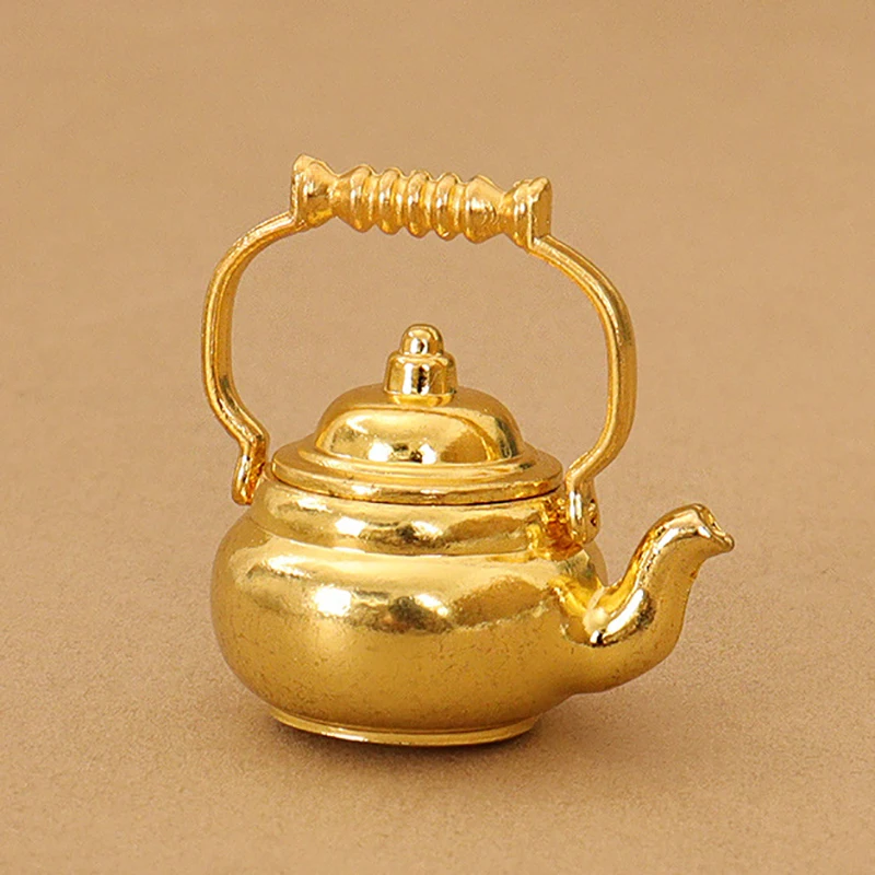 1 шт. мини-чайник для кукольного домика