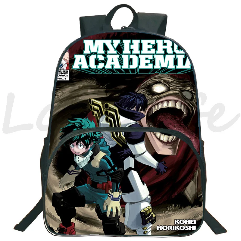 

Anime My Hero Academia Print Backpack Children School Bags Manga Boku no Hero Academia Bagpack Teenage Boy Girls Travel Rucksack