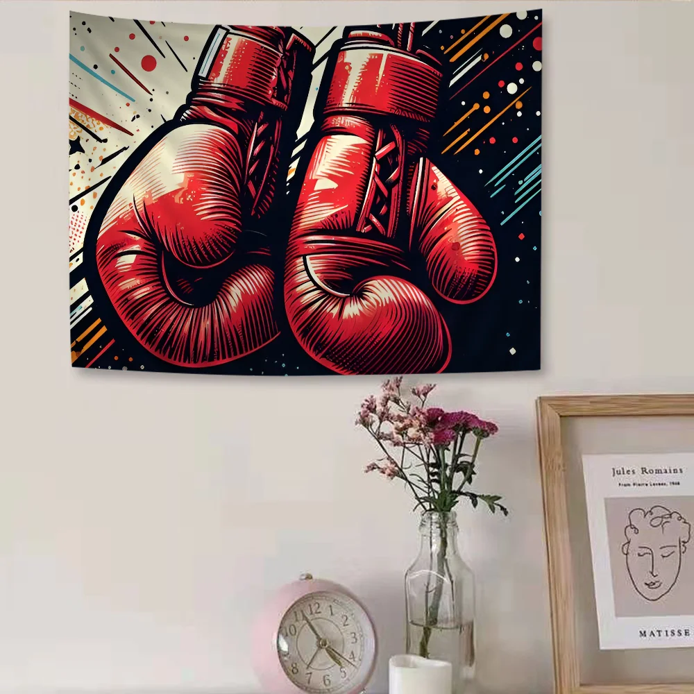 Боксерские боксерские перчатки HD подвесной богемный гобелен индийский Будда