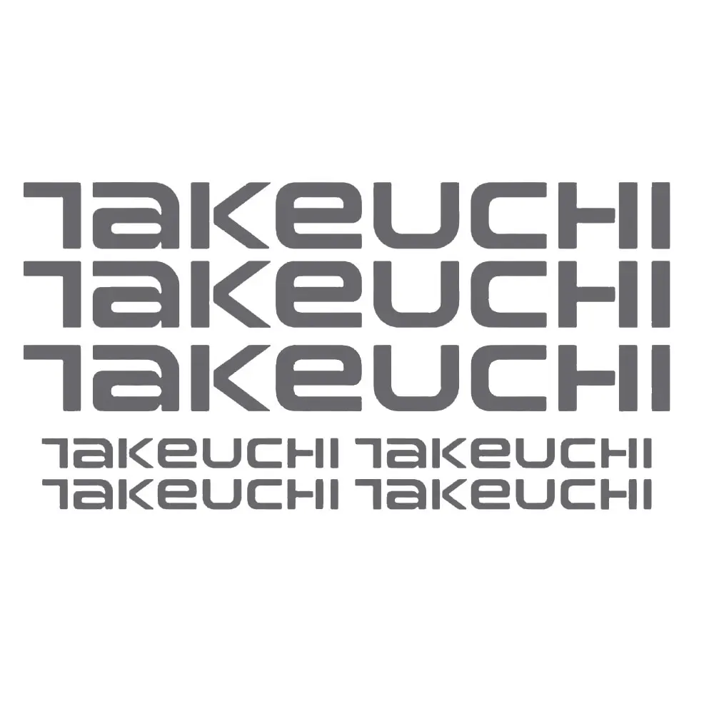 Набор наклеек для экскаватора-Экскаватора TAKEUCHI 7