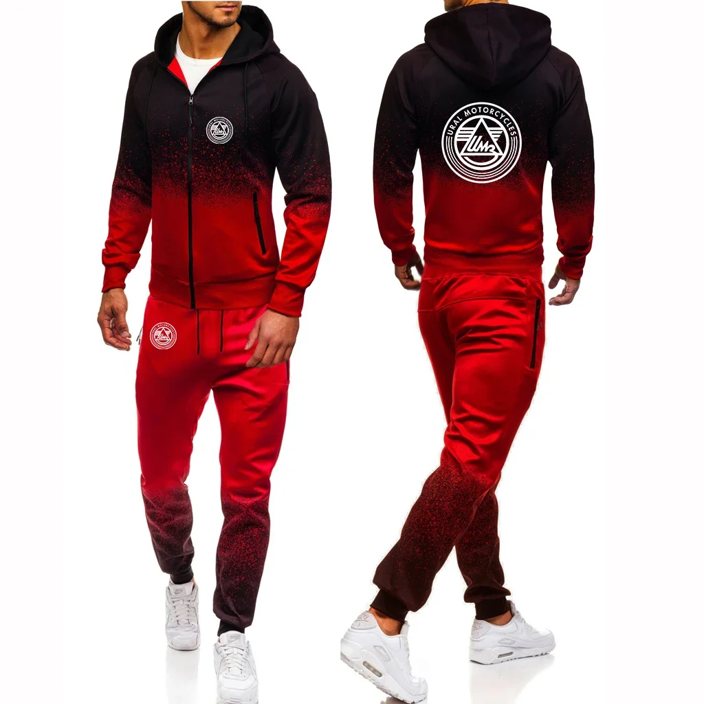 Мужские новые весенне-осенние куртки Урал с принтом мотоциклов в стиле Харадзюку