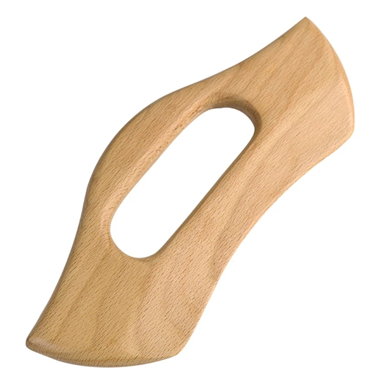 

Portable Beech Wooden Guasha Massage Board Lymphatic Drainage Massager Scraper