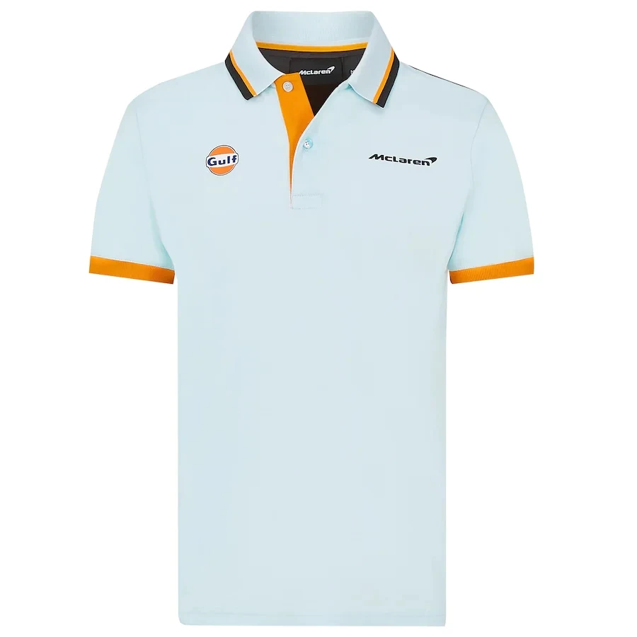 

For McLaren F1 Team Polo Lapel T Shirt 2022 Season Racing Men's Short Sleeve Quick Dry Breathable Fade Fast
