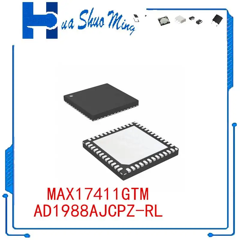 

10 шт./партия MAX17411GTM + T AD1988AJCPZ-RL QFN48