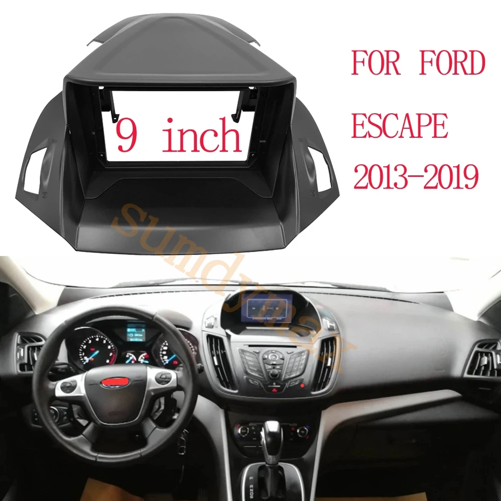 2 DIN 9-дюймовая автомобильная лицевая панель кабель питания canbus для FORD ESCAPE Kuga 2013-2019