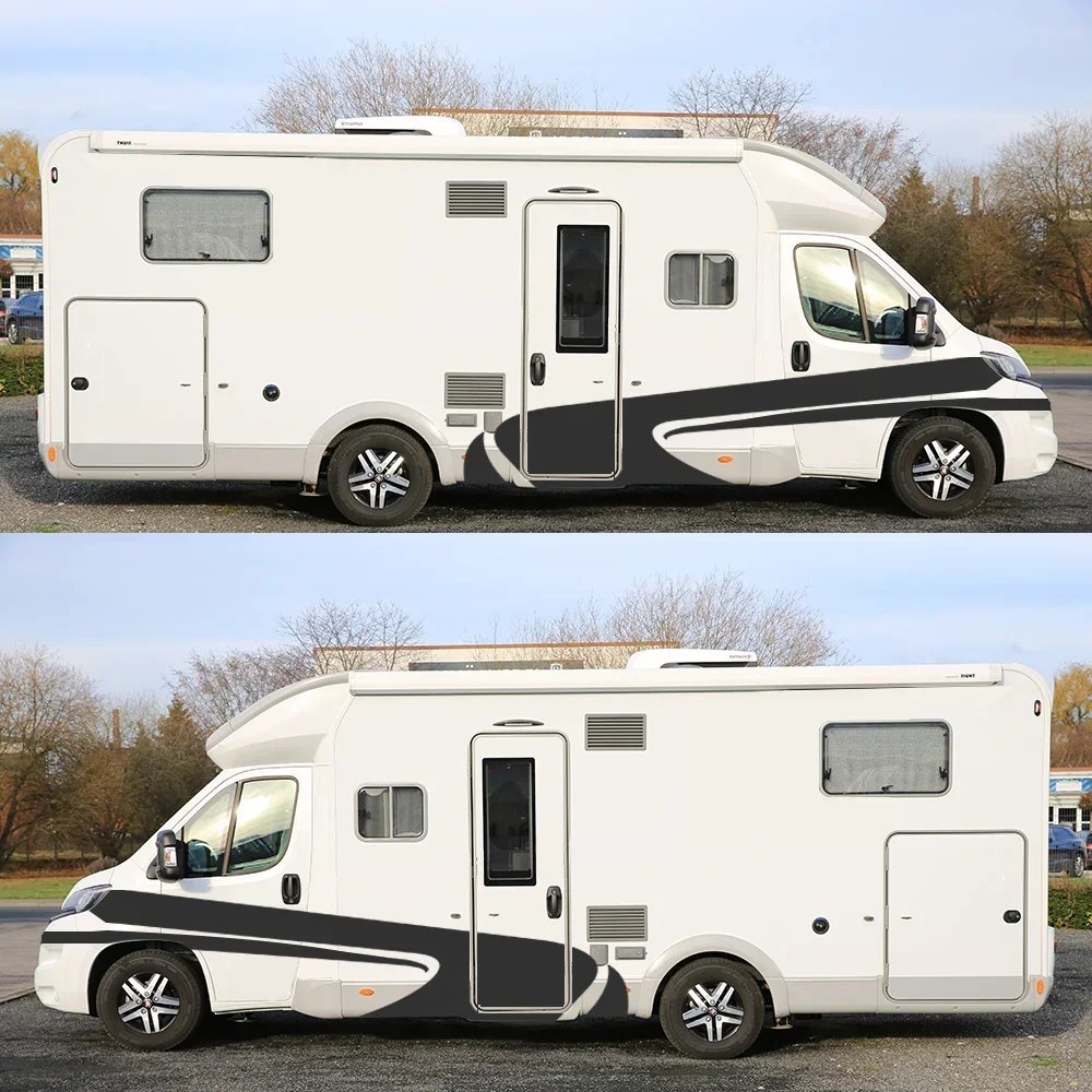 2-х шт. наклейки для автофургона с няней универсальные стильные автомобильные