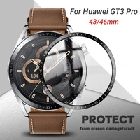 3d curved soft protective film for huawei gt 3 pro 4346mm smartwatch clear screen protector for huawei watch gt3 pro