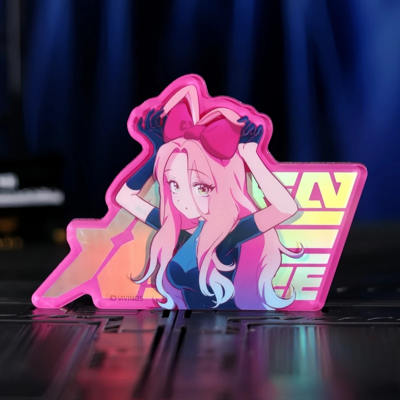 Фото Горячая новинка, подлинная серия Alien Stage Rabbit, портрет на половину тела, акриловая наклейка на холодильник, сюрприз, слепая коробка, подарки №3
