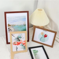 modern style wooden photo frame hanging wall a4 paper picture frame 567810 inch childrens photo studio set up photo frame
