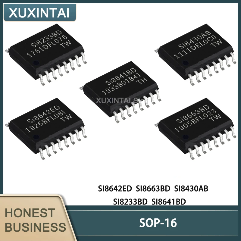 

10 шт./лот SI8642ED SI8663BD SI8430AB SI8233BD SI8641BD SOP-16